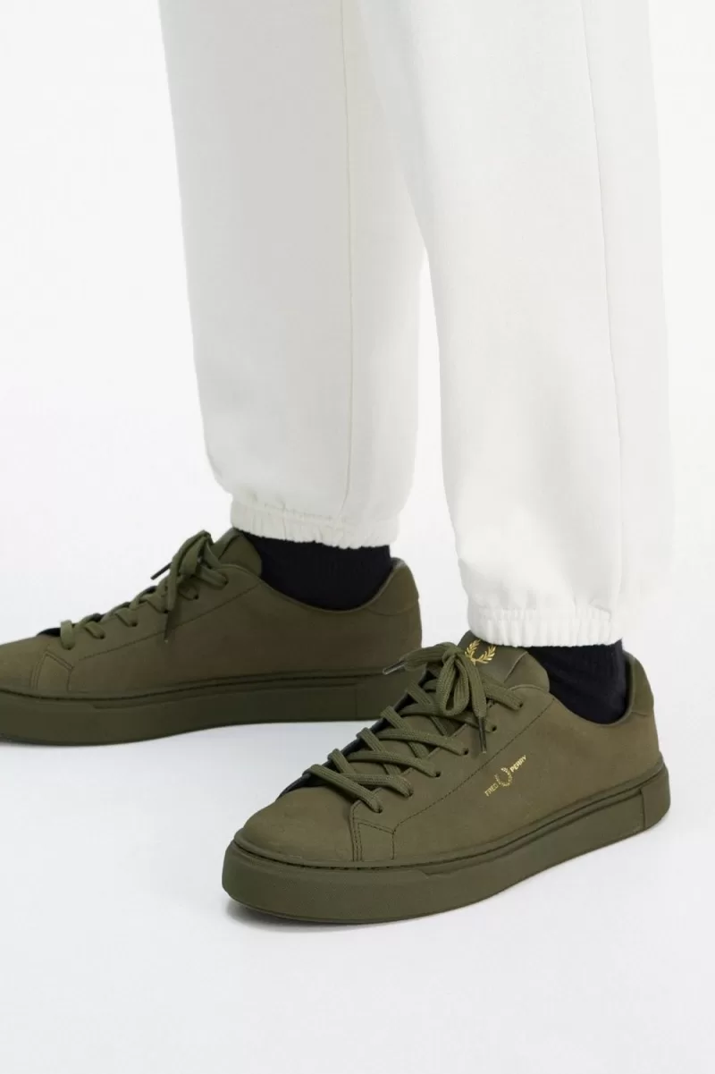 Fred Perry B71 Mens Tennis Shoes Uniform Green Gold XLBGM7940 1 - Fred Perry B71 Men's Tennis Shoes Uniform Green Gold | XLBGM7940