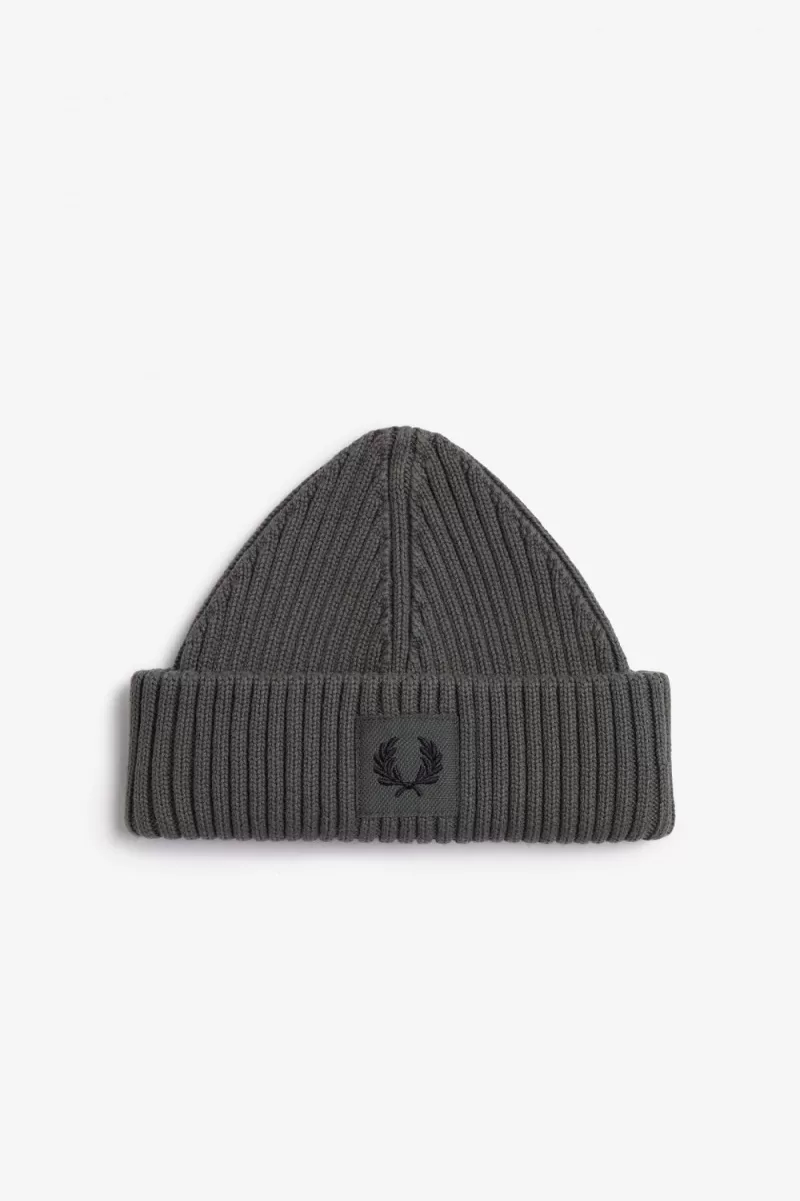 Fred Perry Branded Patch Ribbed Men’s Caps Field Green Black | PEJVT9132 Fred Perry Branded Patch Ribbed Men’s Caps Field Green Black | PEJVT9132
