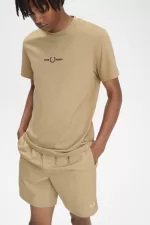 Fred Perry Embroidered Men’s T-Shirt Green | RIZOW5930