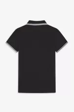 Fred Perry G3600 Women’s Shirt Black White | SEHZU7460