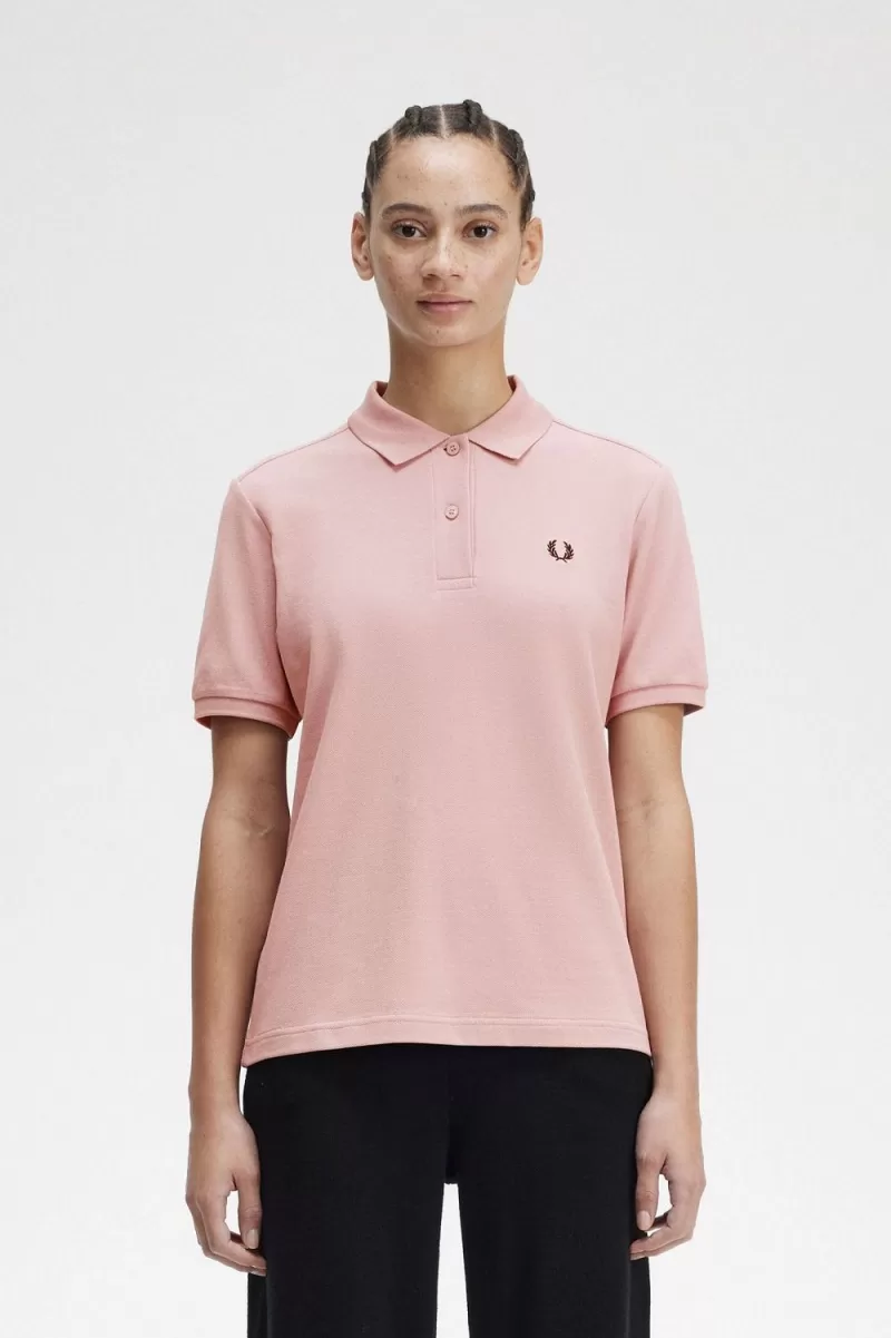 Fred Perry G6000 Women’s Shirt Dusty Rose Pink Black | ZXANO5218 Fred Perry G6000 Women’s Shirt Dusty Rose Pink Black | ZXANO5218