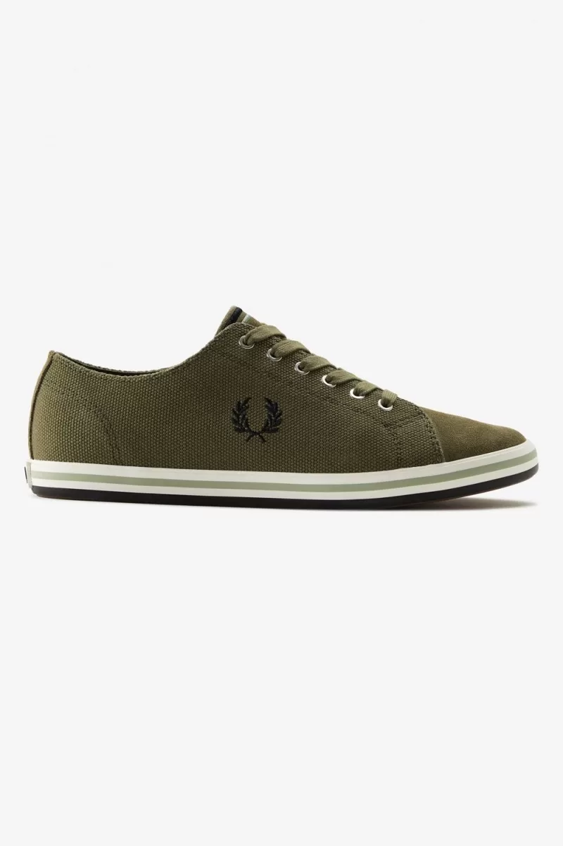 Fred Perry Kingston Men’s Plimsolls Uniform Green | HBNQF3089 Fred Perry Kingston Men’s Plimsolls Uniform Green | HBNQF3089