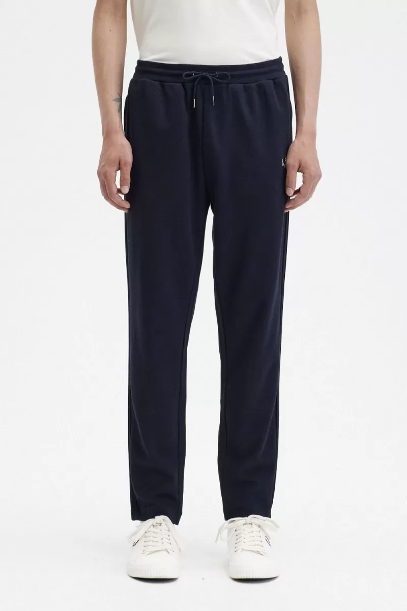 Fred Perry Knitted Taped Track Men’s Pants Navy | QYFUN6842 Fred Perry Knitted Taped Track Men’s Pants Navy | QYFUN6842