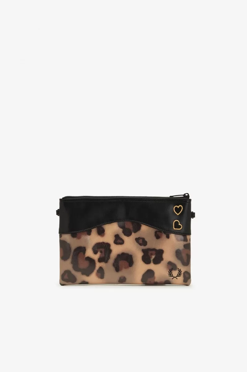Fred Perry Leopard Print Side Women’s Bags Tonal Leopard | INHPB0825 Fred Perry Leopard Print Side Women’s Bags Tonal Leopard | INHPB0825