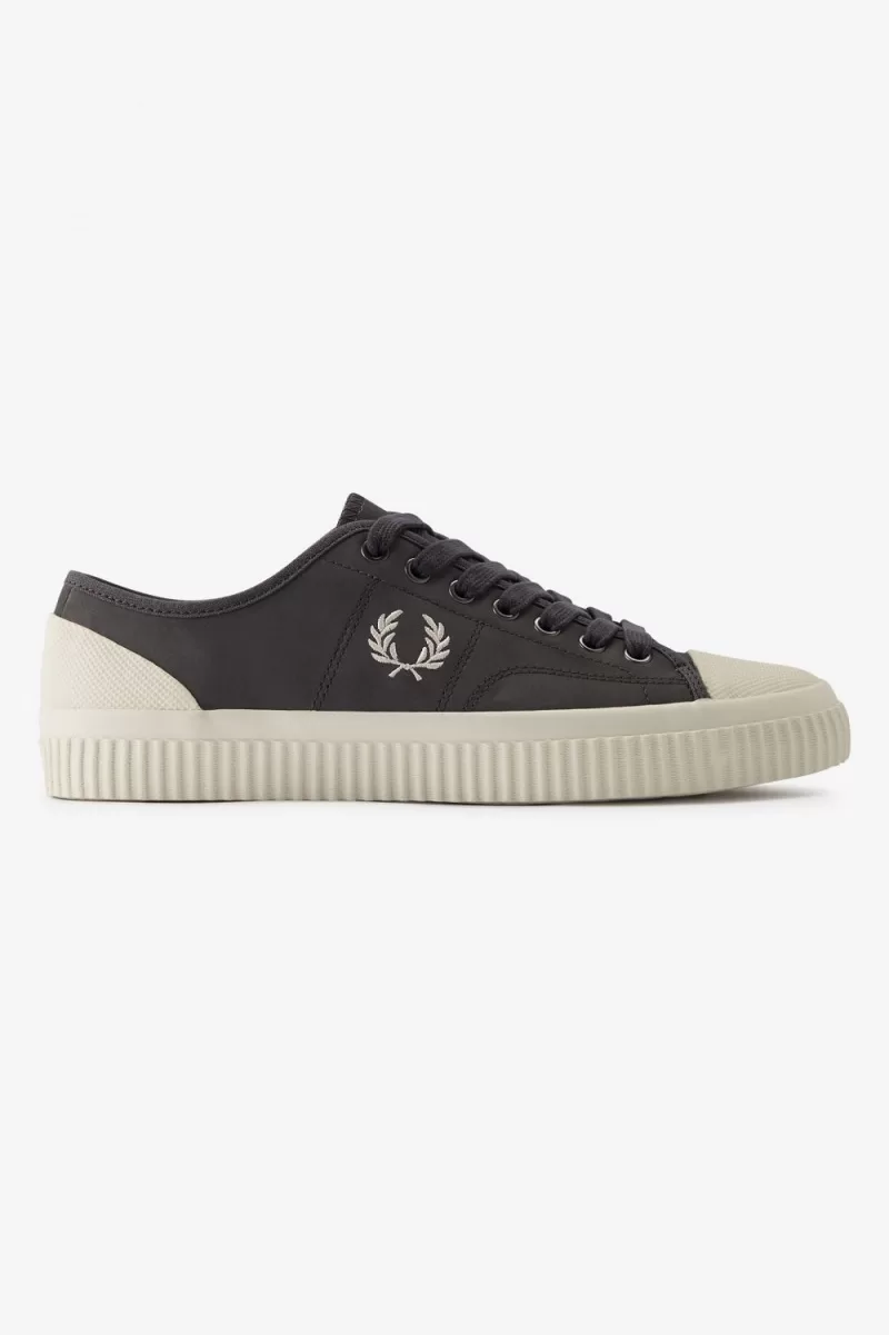 Fred Perry Low Hughes Men’s Plimsolls Gunmetal Beige | FTOPE4968 Fred Perry Low Hughes Men’s Plimsolls Gunmetal Beige | FTOPE4968