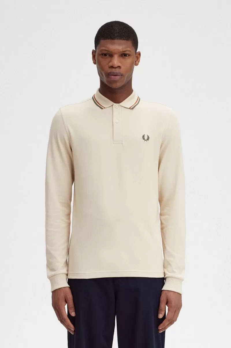 Fred Perry M3636 Men’s Shirt Oatmeal Brown Field Green | LYENF5428 Fred Perry M3636 Men’s Shirt Oatmeal Brown Field Green | LYENF5428