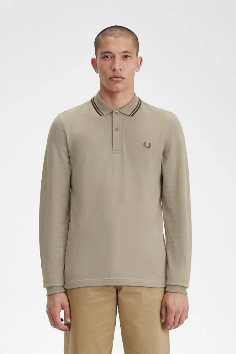 Fred Perry M3636 Men’s Shirt Warm Grey Dark Red | SDMGT4351 Fred Perry M3636 Men’s Shirt Warm Grey Dark Red | SDMGT4351