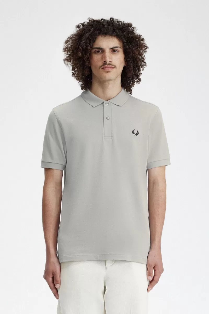 Fred Perry M6000 Men’s Shirt Grey Black | MLYRB7503 Fred Perry M6000 Men’s Shirt Grey Black | MLYRB7503