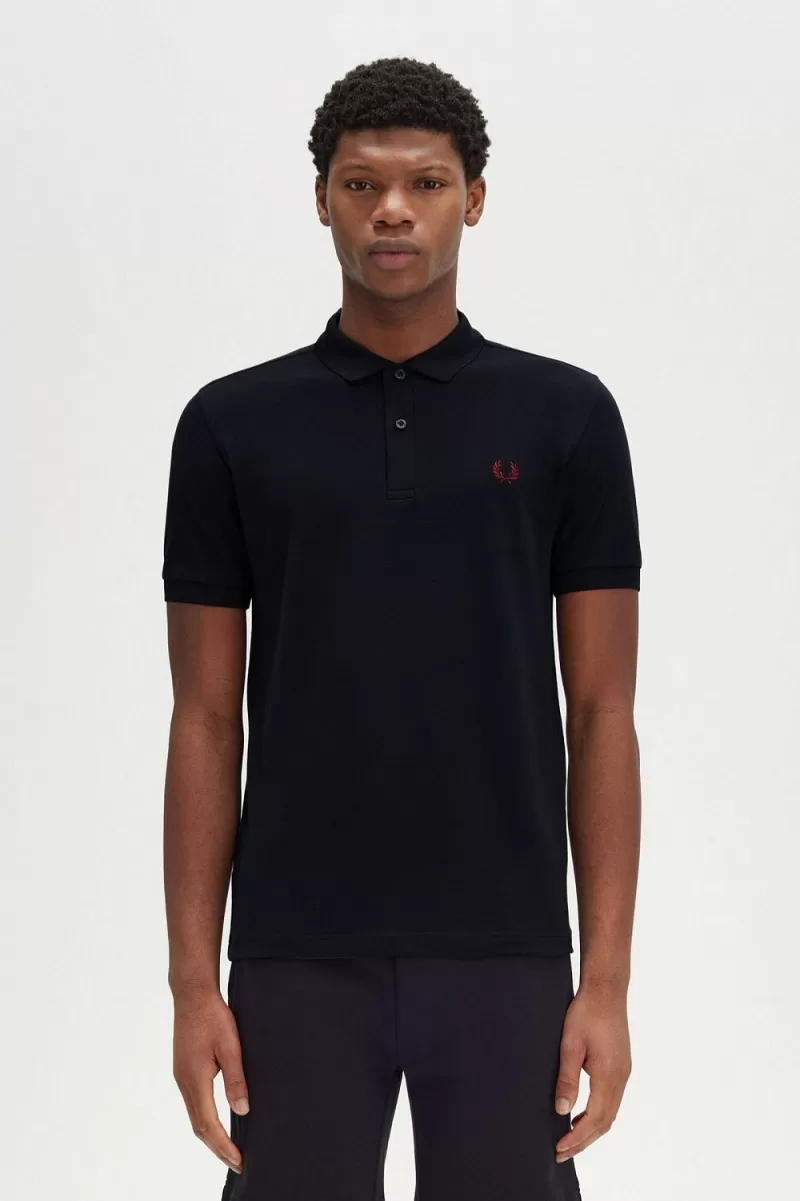 Fred Perry M6000 Men’s Shirt Navy Burnt Red | RZSQW2135 Fred Perry M6000 Men’s Shirt Navy Burnt Red | RZSQW2135