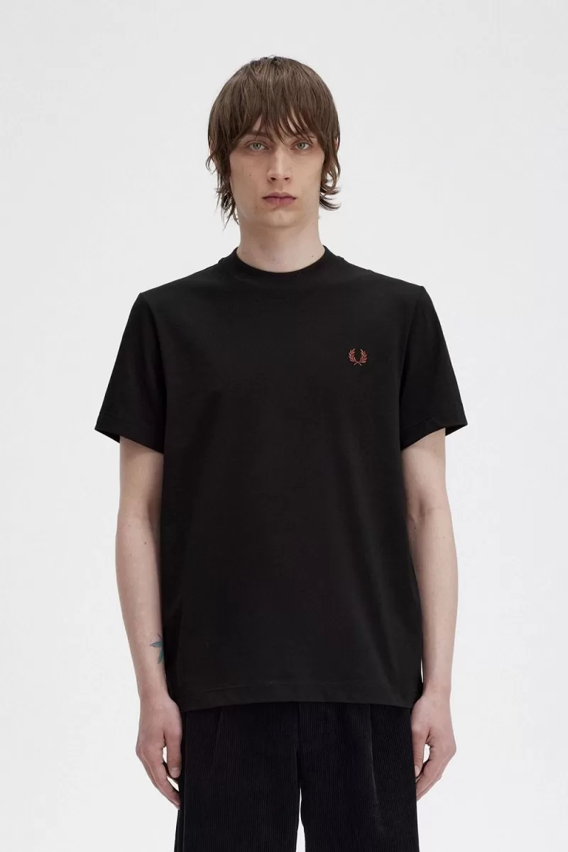 Fred Perry Rave Graphic Men’s T-Shirt Black | UKLOP7869 Fred Perry Rave Graphic Men’s T-Shirt Black | UKLOP7869