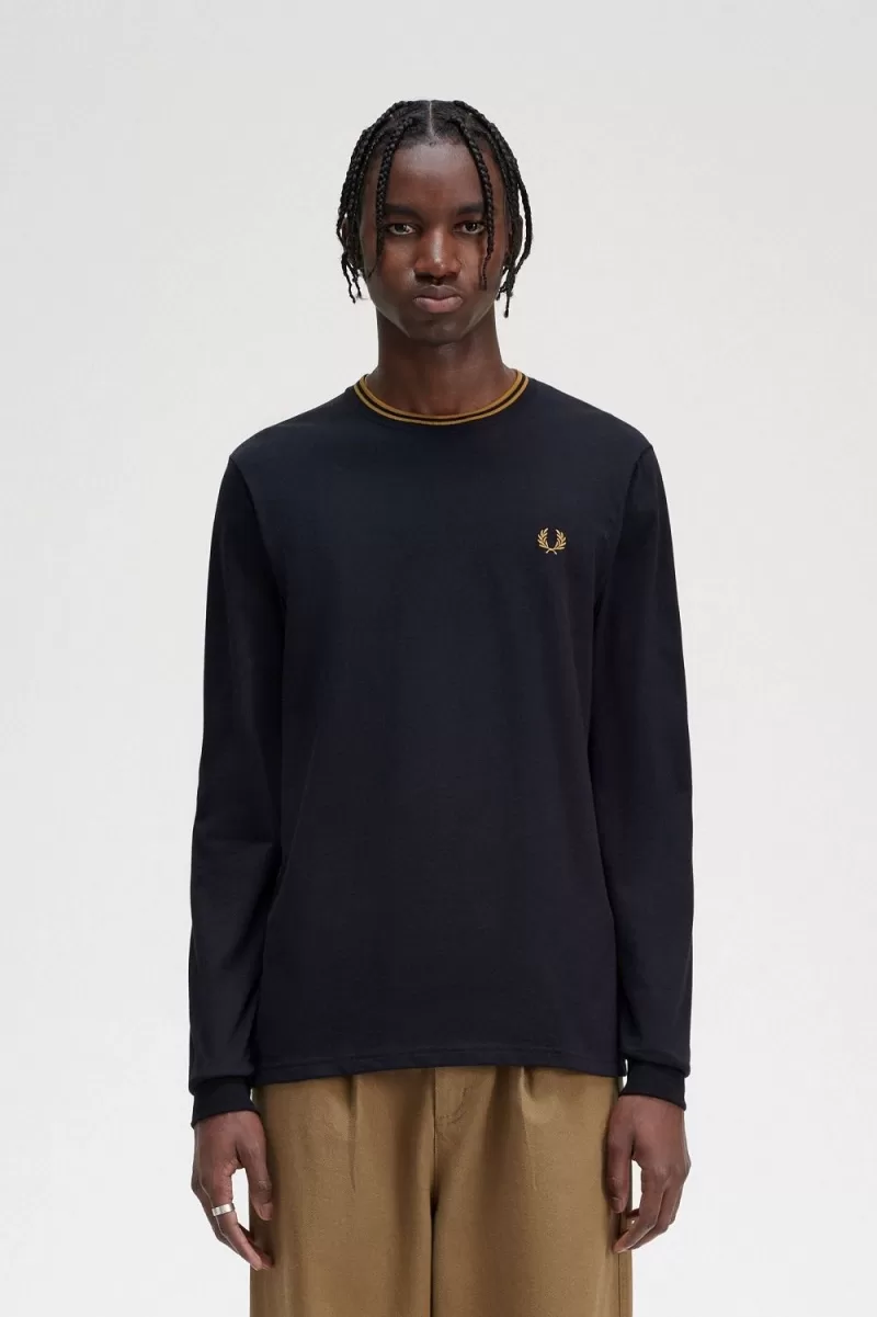 Fred Perry Twin Tipped Men’s T-Shirt Navy Dark Coffee | ZEUOY8690 Fred Perry Twin Tipped Men’s T-Shirt Navy Dark Coffee | ZEUOY8690