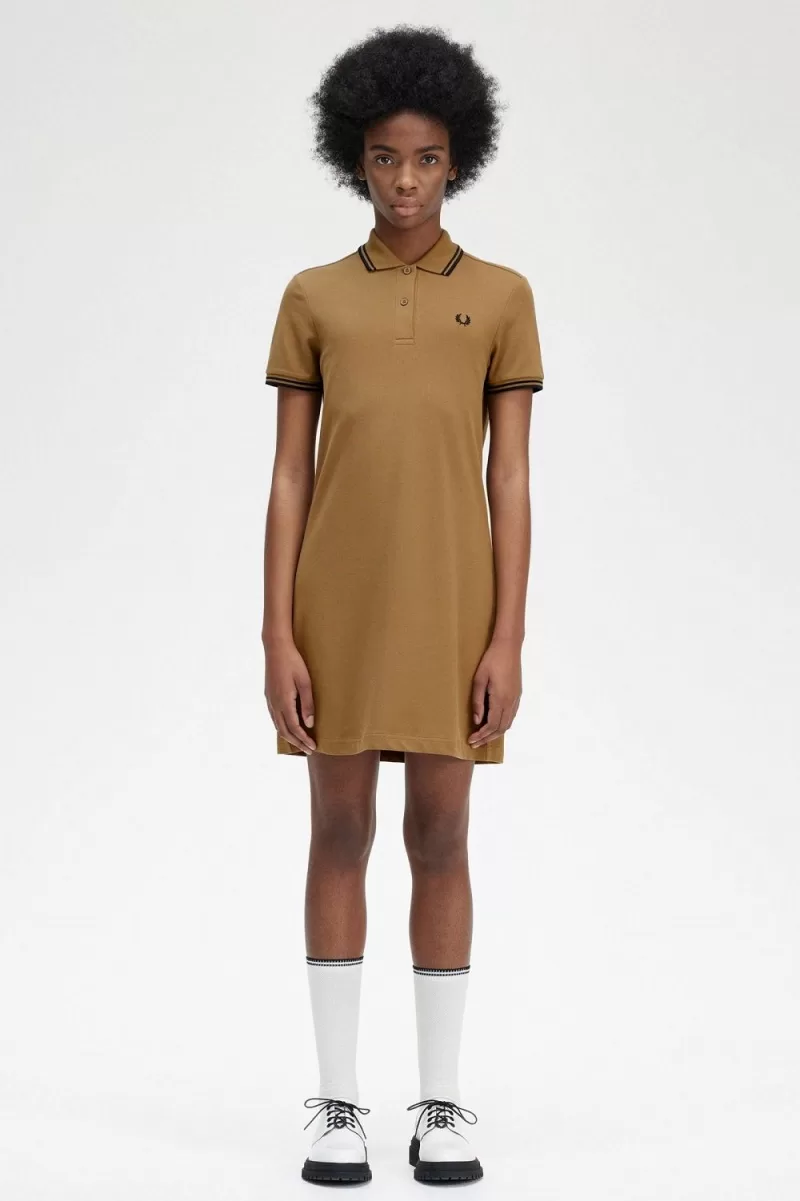 Fred Perry Twin Tipped Shirt Women’s Dress Brown | APYRB7516 Fred Perry Twin Tipped Shirt Women’s Dress Brown | APYRB7516