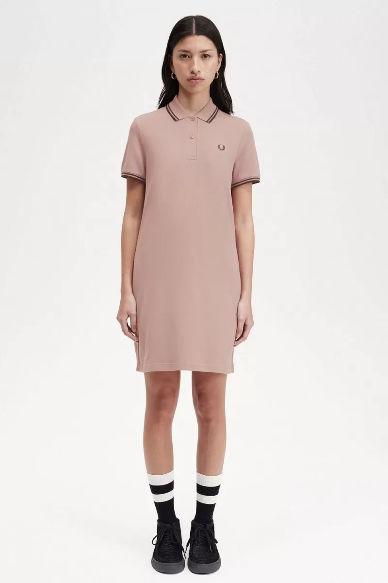 Fred Perry Twin Tipped Shirt Women’s Dress Dark Pink Whisky Brown | YNCBG8725 Fred Perry Twin Tipped Shirt Women’s Dress Dark Pink Whisky Brown | YNCBG8725