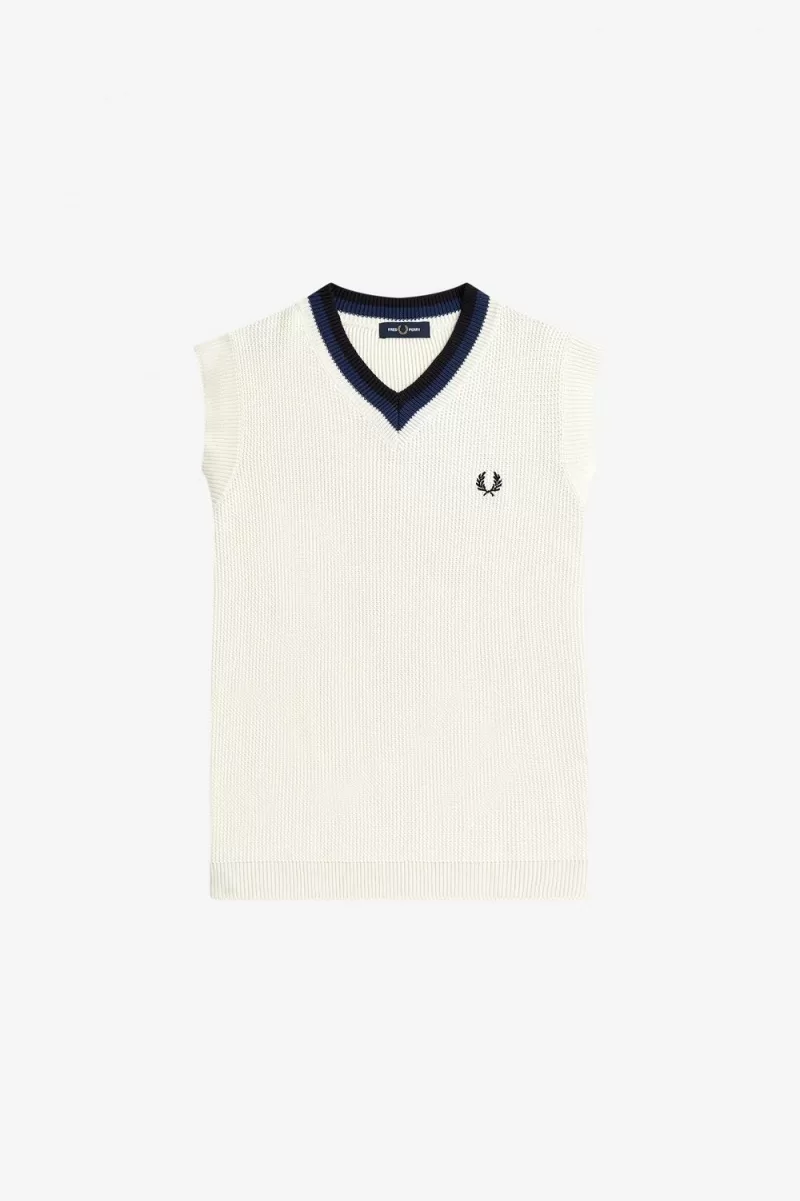 Fred Perry V-Neck Knitted Men’s Tanks Beige | RTXLO0615 Fred Perry V-Neck Knitted Men’s Tanks Beige | RTXLO0615
